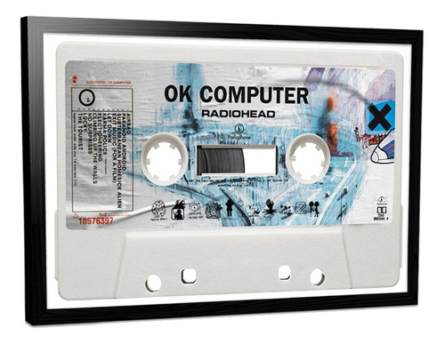 Cuadro Radiohead Cassette Ok Computer V.1 Poster 60x40