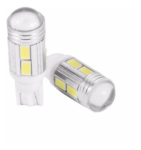 Lamparas T10 De 10 Smd Cob 5730 Con Lupa Super Brillo