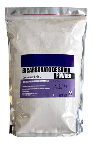 Bicarbonato De Sodio 2kg (2000g) Máxima Pureza Y Calidad!