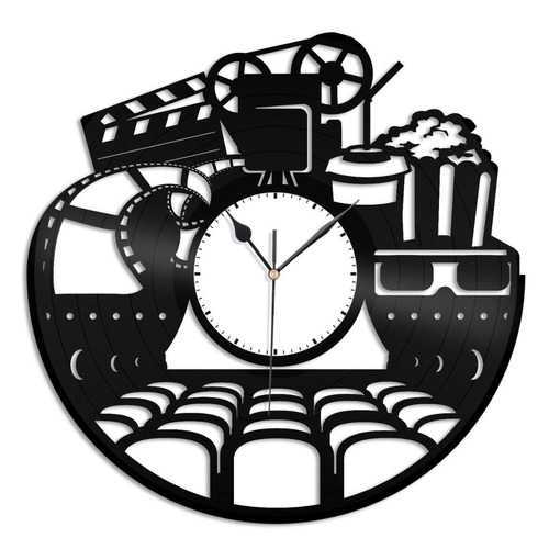 Reloj Corte Laser 2235 Cinema Butacas Cinta Palomitas
