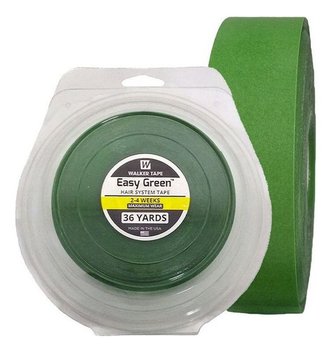 Fita Adesiva Para Prótese Capilar Easy Green 1,2cm X 36m