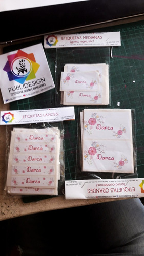 Combo Etiquetas Utiles Escolares