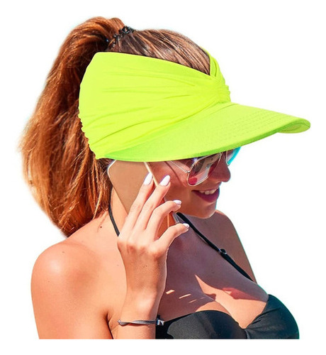 Sombrero De Playa Ala Ancha Con Protección Solar Para Unisex