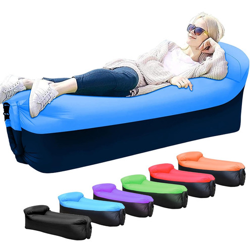 Inflatable Lounger Air Sofa Portablewaterproof Anti Air Leak