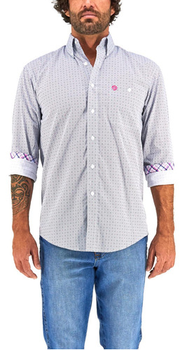 Camisa Vaquera Wrangler Hombre Manga Larga 751