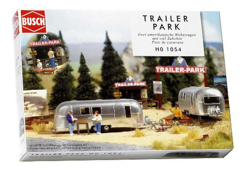 Kit Escenario Camping Trailer Park Ho Escala