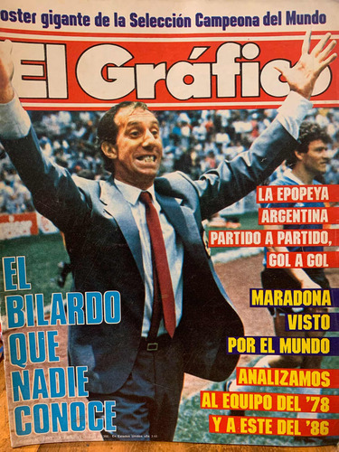 Mundial 86', El Gráfico (7 Revistas), Maradona, Campeones. (Usado)