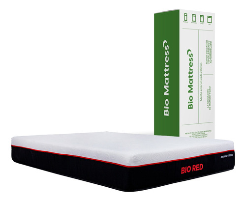 Colchón King Size Bio Red Memory Foam Bio Mattress