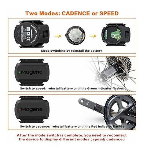 Magene S3 Sensor Velocidad Cadencia Para Bicicleta Ant