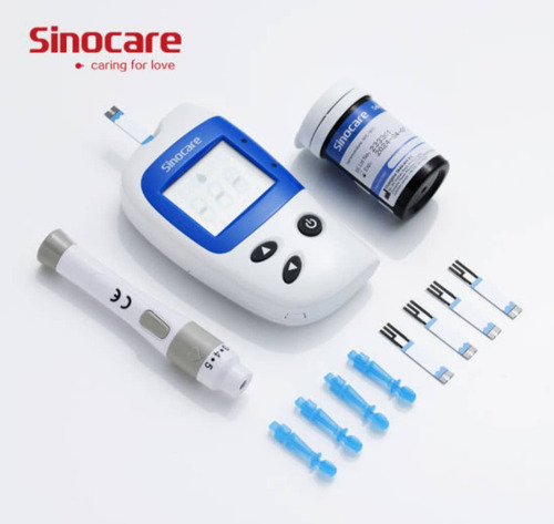 Glucometro Digital Sinocare 50 Tiras Reactivas + 50 Lancetas