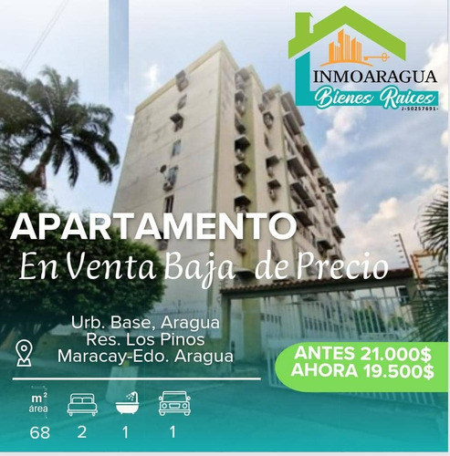 En Venta Apartamento/urbanización Base Aragua/ Residencias Los Pinos/js0214