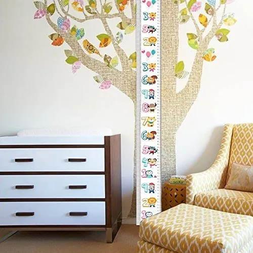 1 Easylife tabla de altura para ni/ños reglas de medici/ón marco de madera para colgar en la pared tabla de crecimiento del beb/é 3 dise/ños a elegir Dinosaurio verde un memento para toda la vida