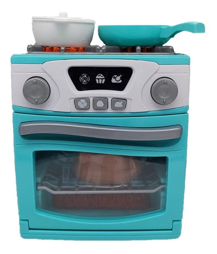 Horno Cocina Infantil Juguete Con Luces Y Sonido Poppi !