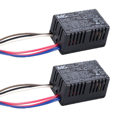 2 Reator Eletrônico Para Lampada Tubular T5 Uvc 8 W Bivolt