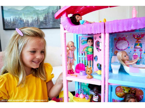 Barbie Casa De Juegos Chelsea Con Accesorios