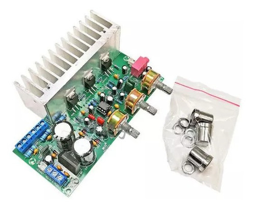 Imagen 2 de 3 de Amplificador De Audio 2.1 Tda2050 + Tda2030 De 68 Watts