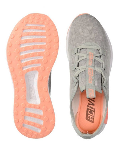 Imagen 4 de 8 de Zapatilla Acordonada Deportiva Running Mujer Actvitta