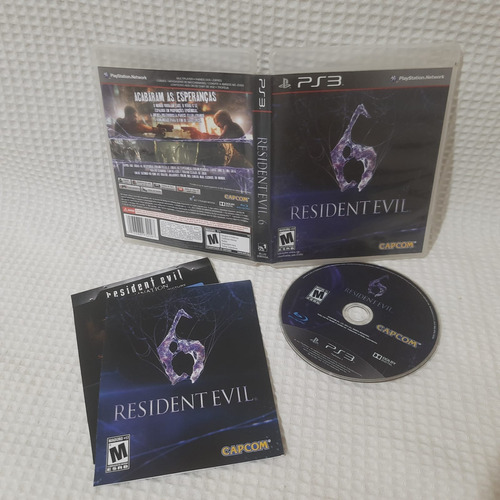 Jogo Play 3 Resident Evil 6 Cib Original Mídia Fisica