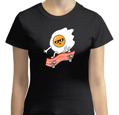 Playera Para Mujer Skate - Eggskate