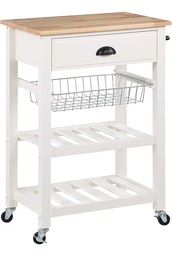 Osp Home Furnishings Hampton - Carrito De Cocina Con Parte S