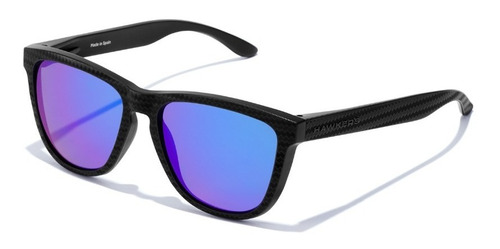 Lentes De Sol Hawkers Polarizados One Raw Hombre Y Mujer Diseño Negro/azul Polarizado