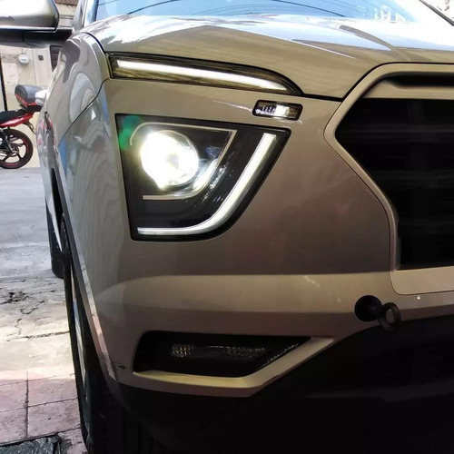 Kit 2 Focos Led Hyundai Creta 2021 Y 2022 Tono 6000k