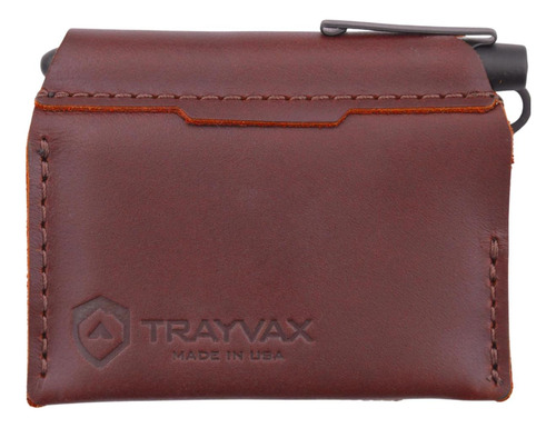 Trayvax Summit Notebook Wallet, Pequeño Tarjetero De Cuero Y