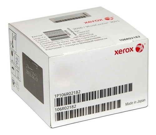 Toner Xerox 106r02182 Negro Original Wc3045 3040 Phaser 3010