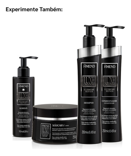 Condicionador Luxe Creations Extreme Repair Amend 250ml
