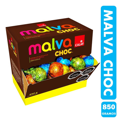 Malva Choc Malvaviscos Cubiertos De Chocolate(caja Con 850g)