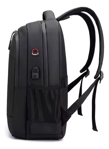 Mochila Impermeable Para Laptop 15.6 Nioval 4522 Negra