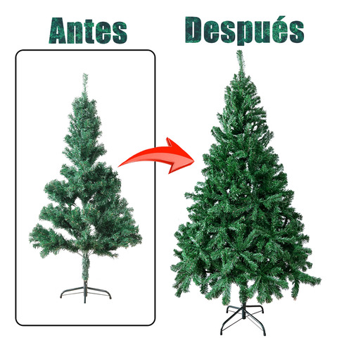 Árbol De Navidad Artificial Para Navidad 6ft/1.8 M 800 Ramas