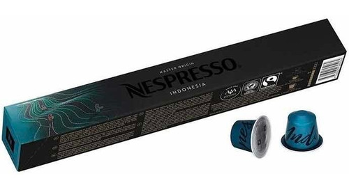 Caja X10 Capsulas Nespresso Indonesia Master Origin Lungo