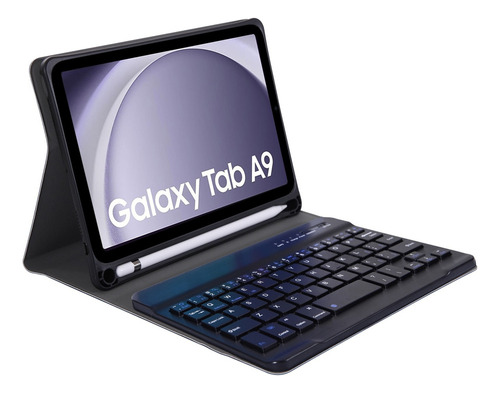 Funda Teclado Español Ñ Para Samsung Galaxy Tab A9 8.7