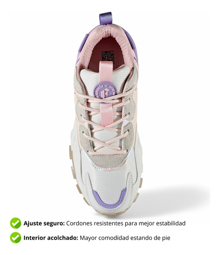 Zapatillas Mujer Plataforma Urbanas Moda Filament Grous