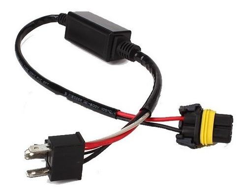 Cabo Projetor Retrofit 12v H4 Chicote Relé Bi Xenon H4-3