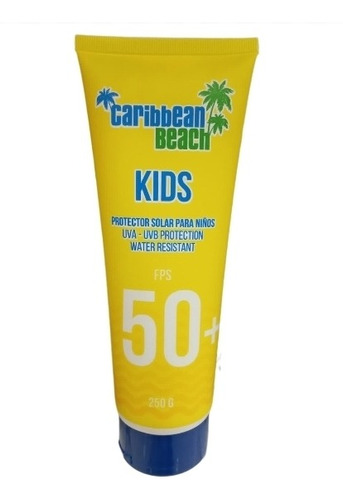 Protector Solar Caribbean Beach Kids Fps50 250g, Original. 