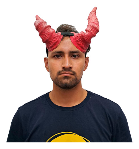 Cuernos De Diablo O Demonio Rojos Accesorio De Látex