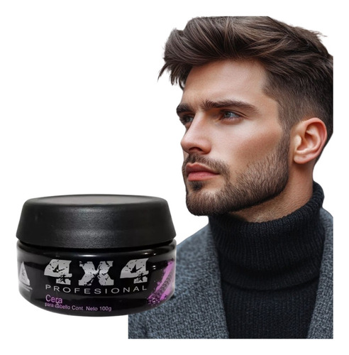 4x4 Cera Para Cabello 100g