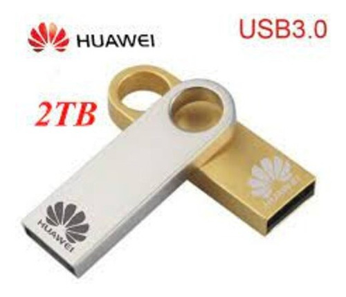 Pen Drive Usb Flash Drive Huawei 3.0 De Metal De 2 Terabytes Cor Prateado Liso