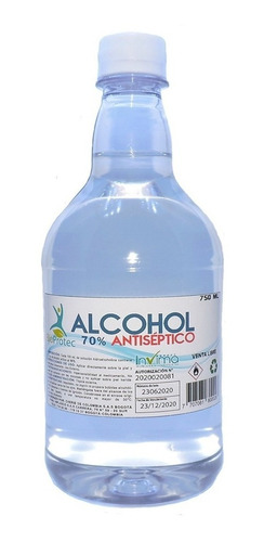 Alcohol Antiséptico 70% Galón X 5 Env