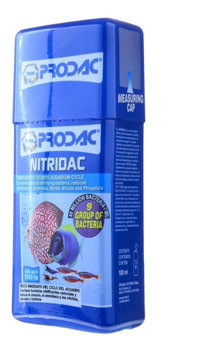 Suplemento Ativador De Biologia Nitridac 250ml Prodac