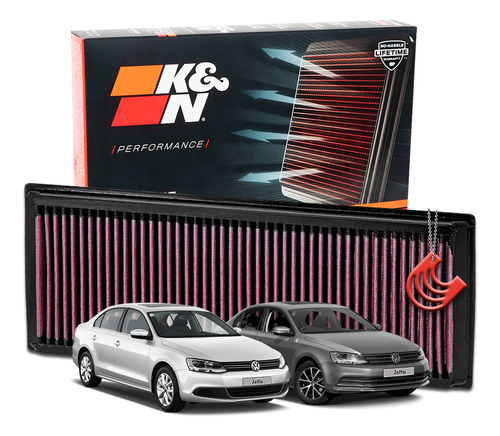 Filtro De Ar Esportivo Inbox Ken 33-2865 Jetta 2.0 Tsi 2016