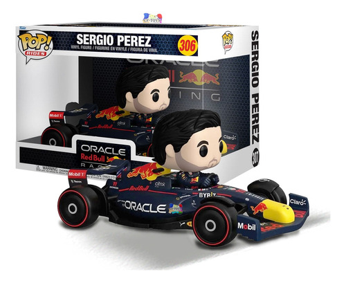 Checo Perez Carro Carreras Formula 1 Redbull Funko Pop Cf