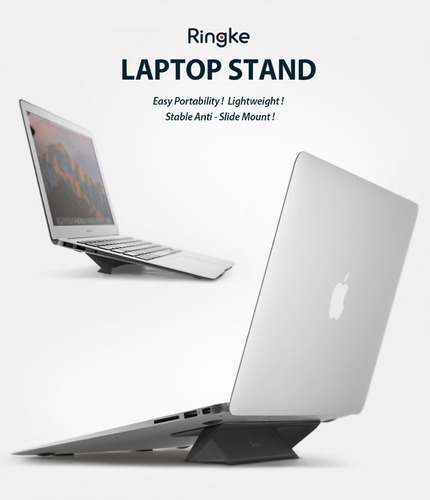 Imagen 5 de 9 de Apoya Macbook Notebook Slim Soporte Ringke Orig Para Laptop