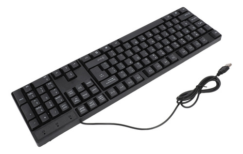Juego De Teclado Y Ratón Con Cable Usb, Ergonómico, 104 Tecl