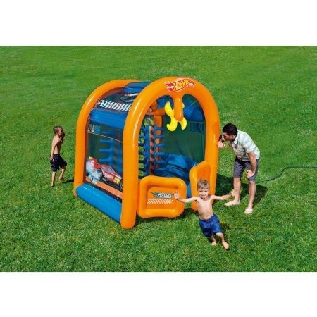 Bestway Hot Wheels Car Wash Center Inflable Original