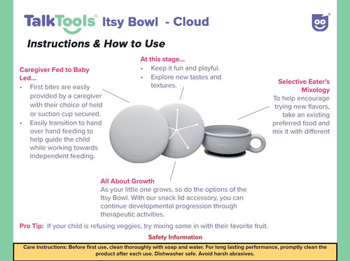 Talktools Itsy Bowl Tazón De Mezcla De Silicona Para Los De