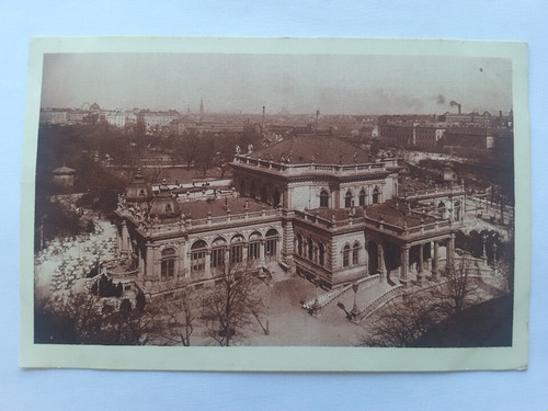 Austria Postal Sepia Viena Kursalon Im Stadtpark