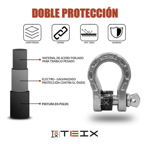 Teix Off Road Mega Grilletes Jeep Defensa Ford Chevrolet